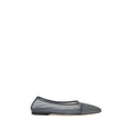 Dear Frances Gray Calf Leather Bos Taurus Ballet Flats