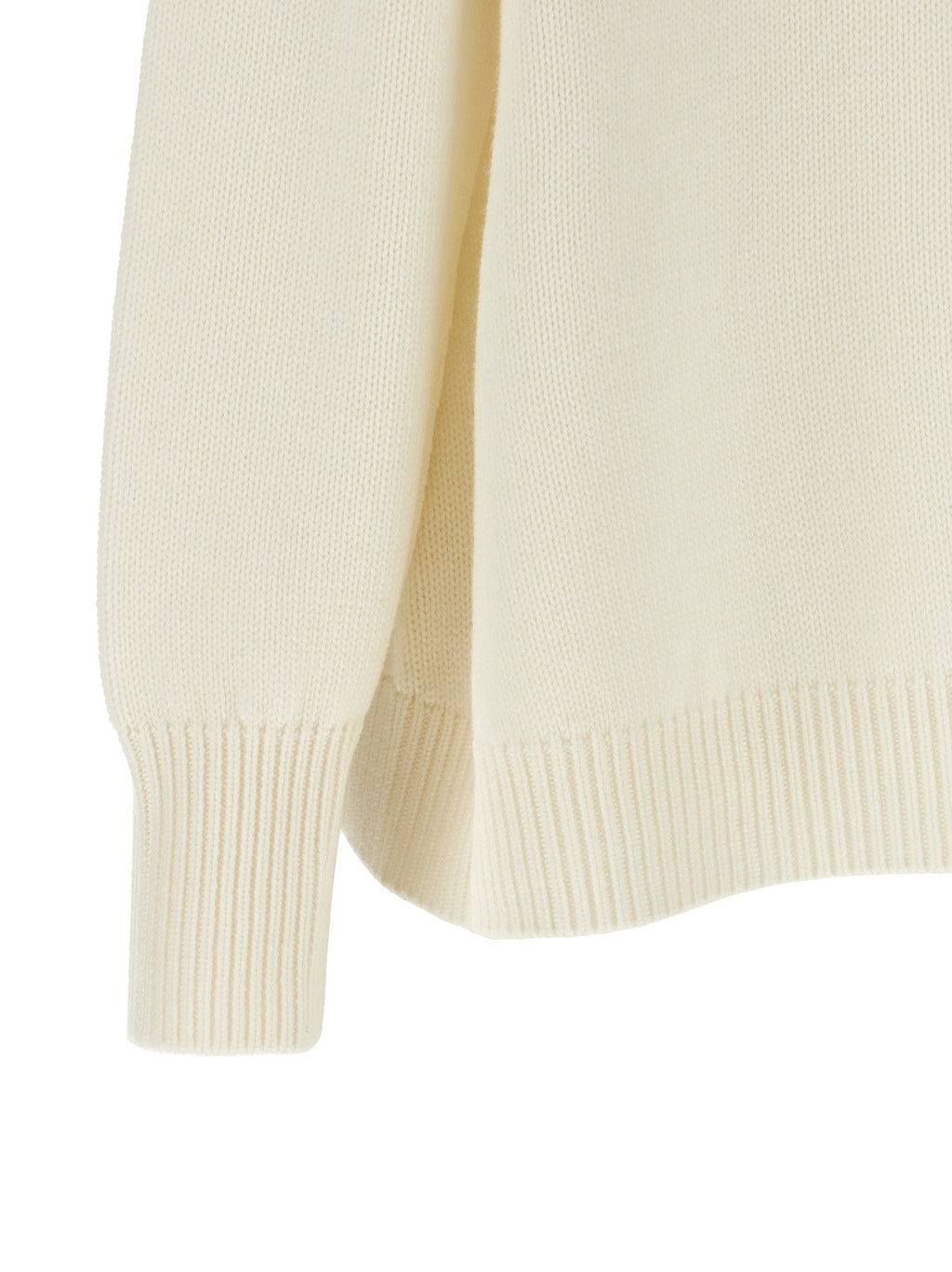 Fabiana Filippi White Virgin Wool Cardigan