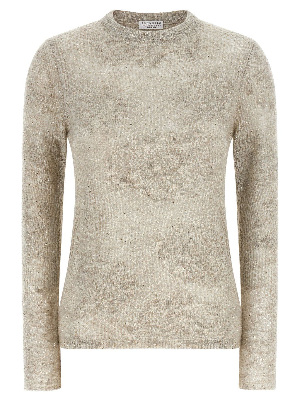 Brunello Cucinelli Beige Nylon Cardigan