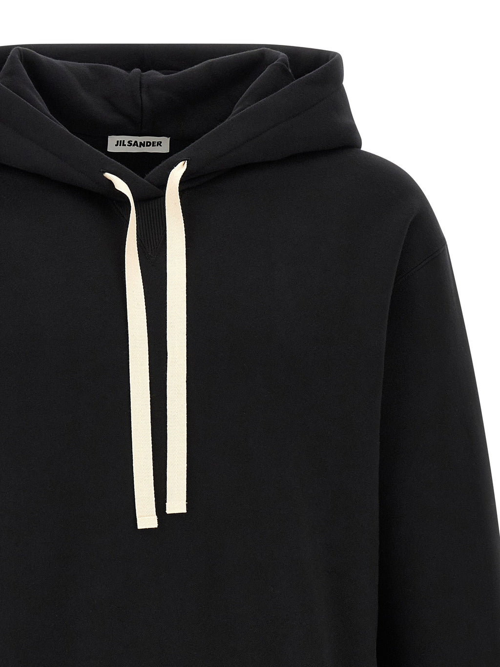 Jil Sander Black Cotton Sweatshirt
