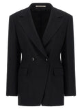 Tagliatore Black Viscose Blazer