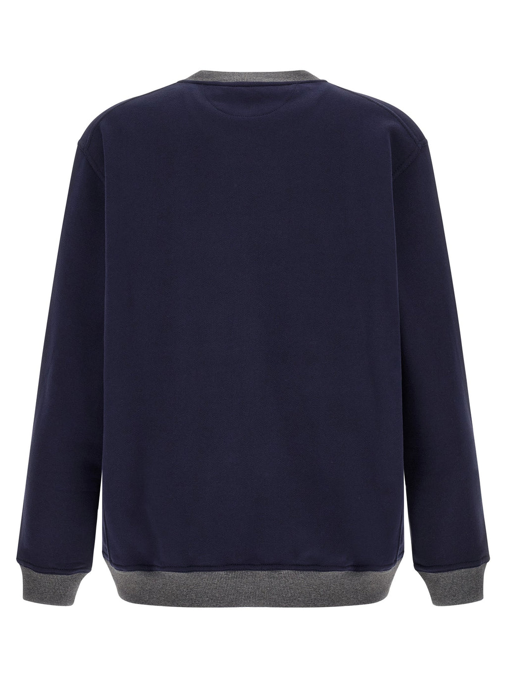 Brunello Cucinelli Blue Cotton Sweatshirt