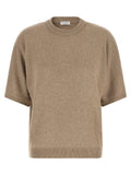 Brunello Cucinelli Beige Cashmere Cardigan