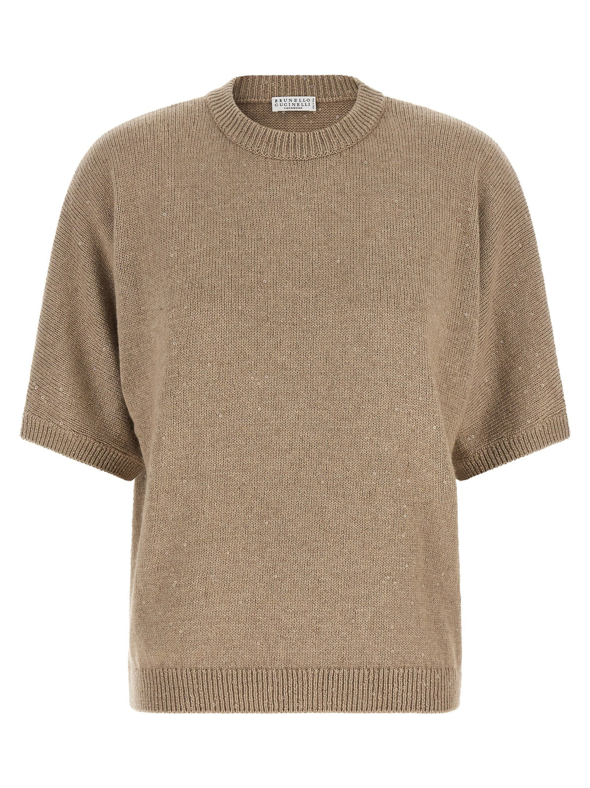 Brunello Cucinelli Beige Cashmere Cardigan