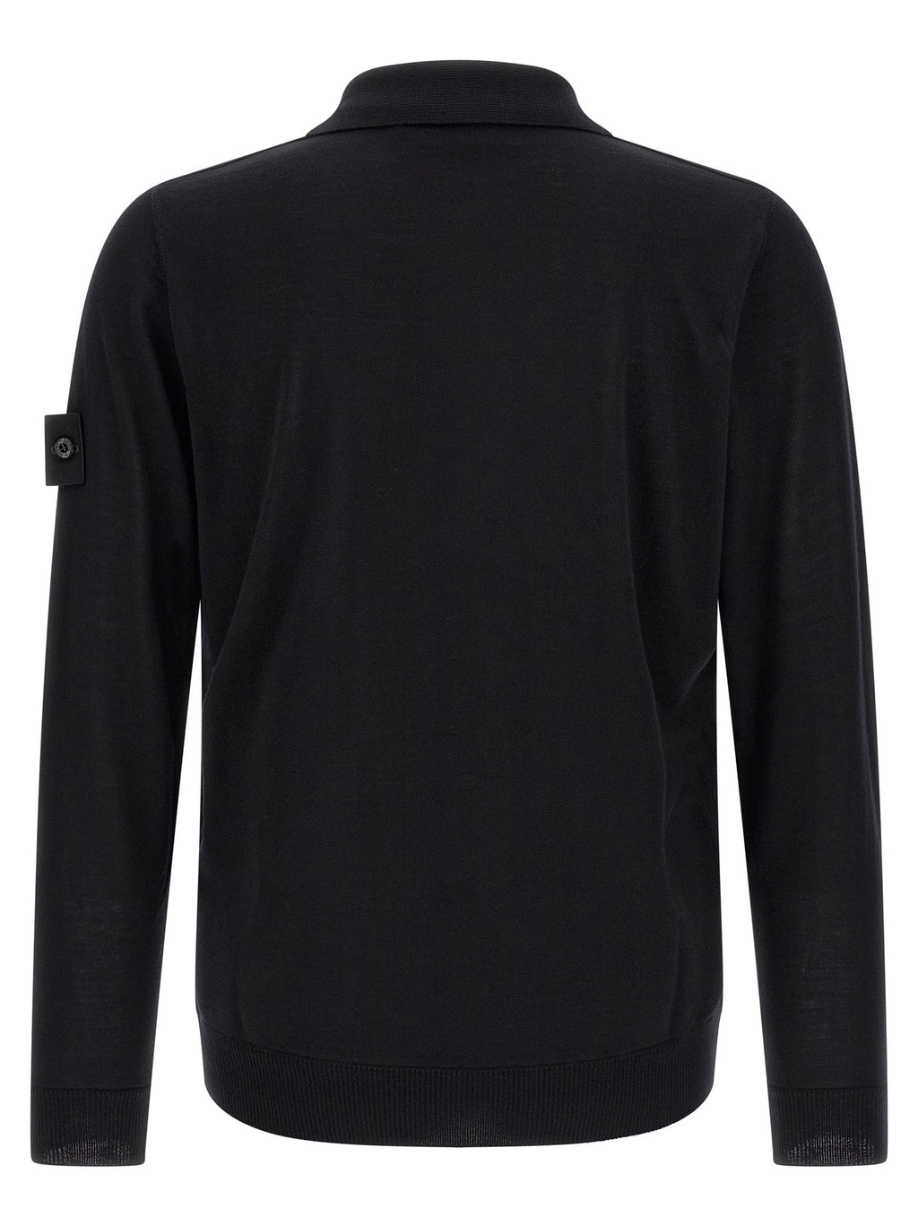 Stone Island Black Virgin Wool Cardigan