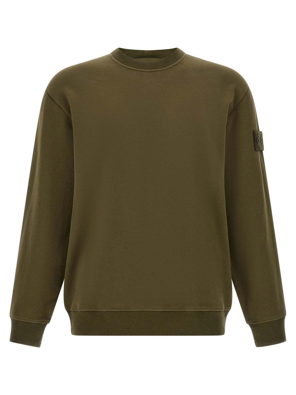 Stone Island Bicolor Cotton Sweatshirt