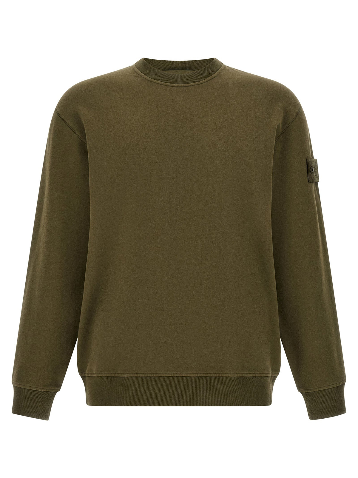 Stone Island Bicolor Cotton Sweatshirt