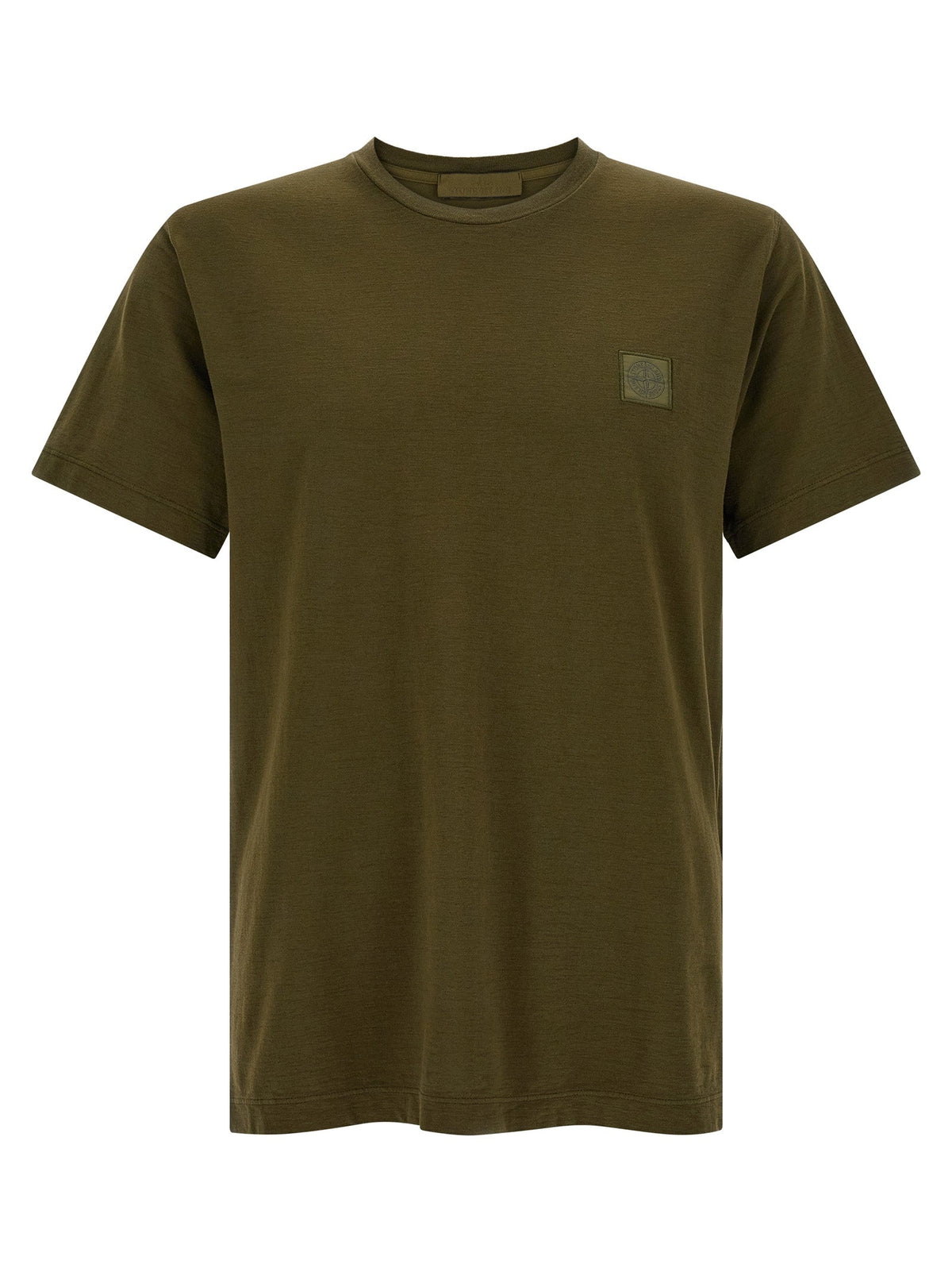 Stone Island Bicolor Cotton T-Shirt