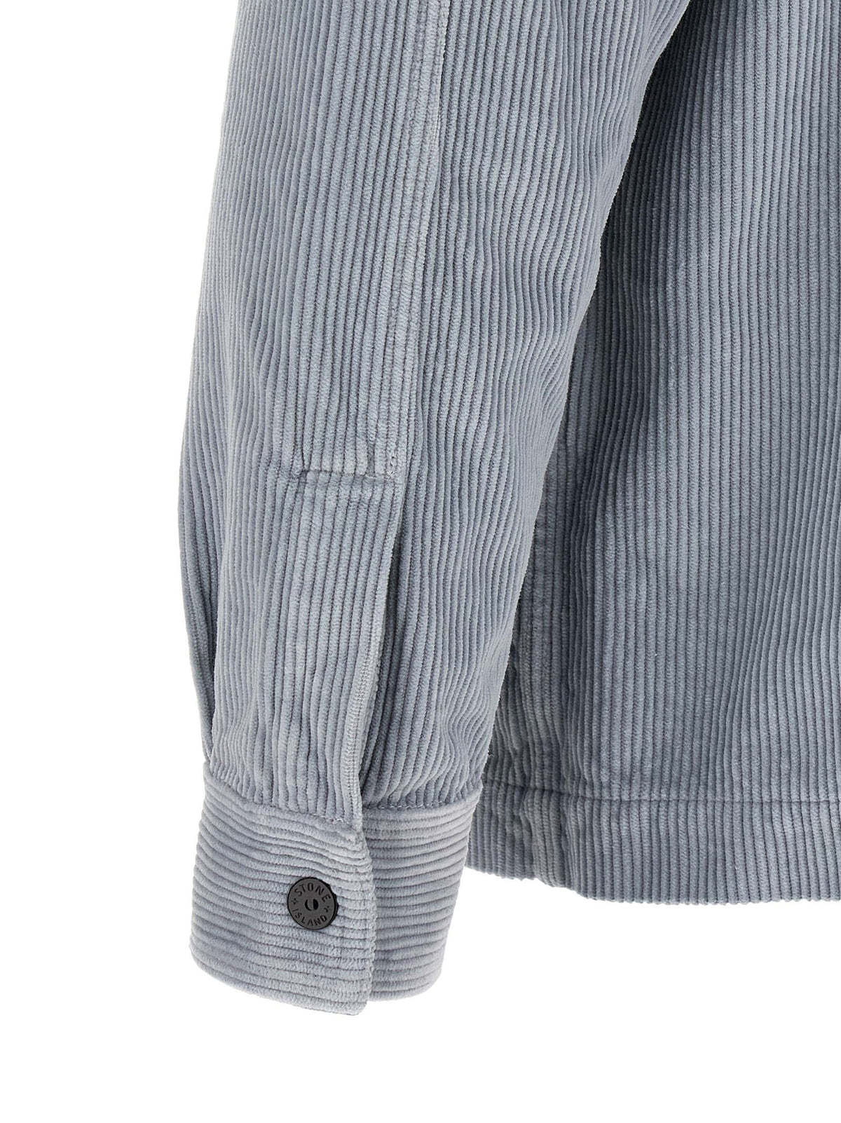 Stone Island Gray Cotton Blouse