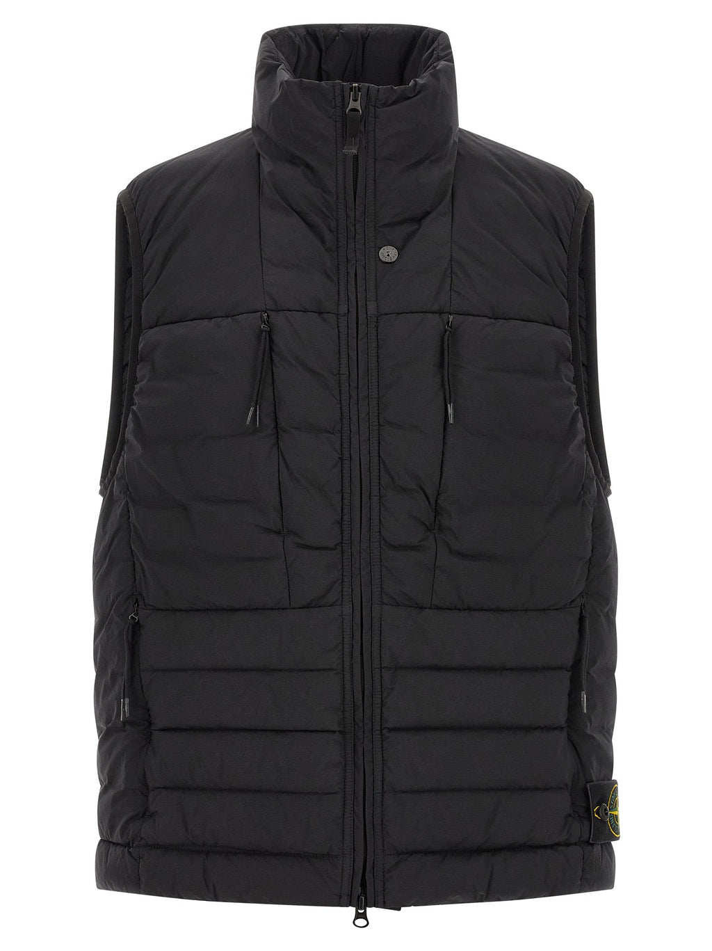 Stone Island Black Polyamide Sleeveless Jacket