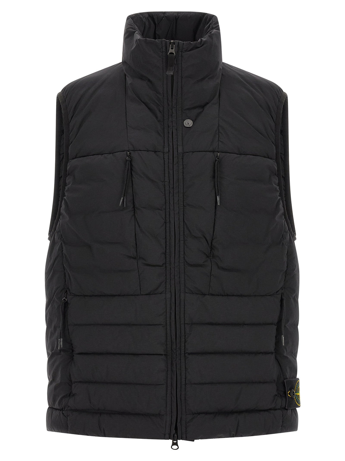 Stone Island Black Polyamide Sleeveless Jacket