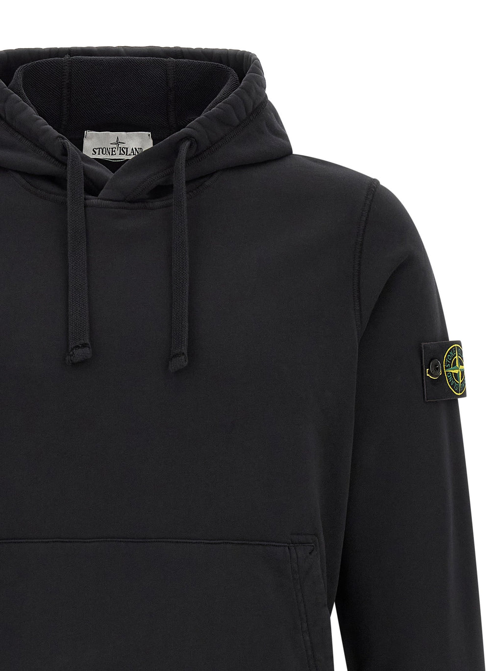 Stone Island Black Cotton Sweatshirt