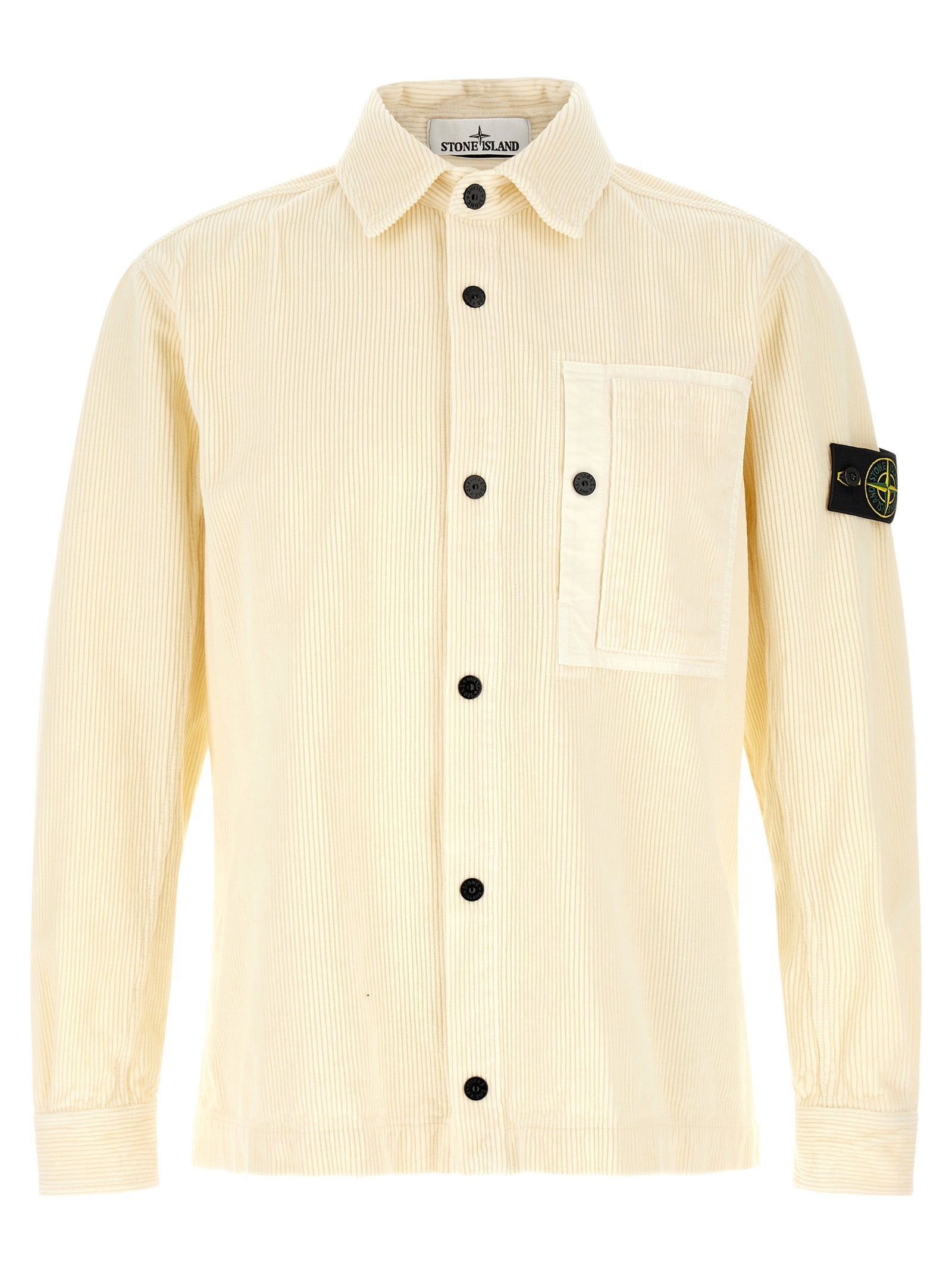 Stone Island White Cotton Blouse