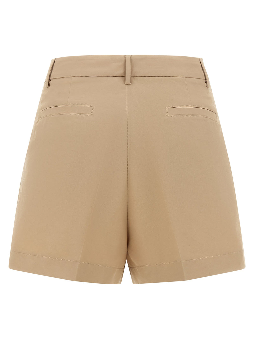 Fabiana Filippi Brown Cotton Bermuda Shorts
