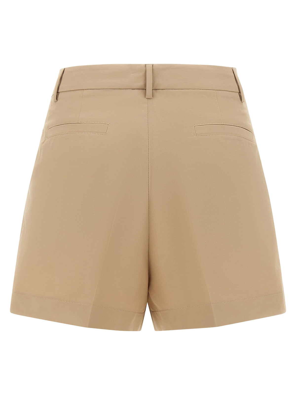 Fabiana Filippi Brown Cotton Bermuda Shorts