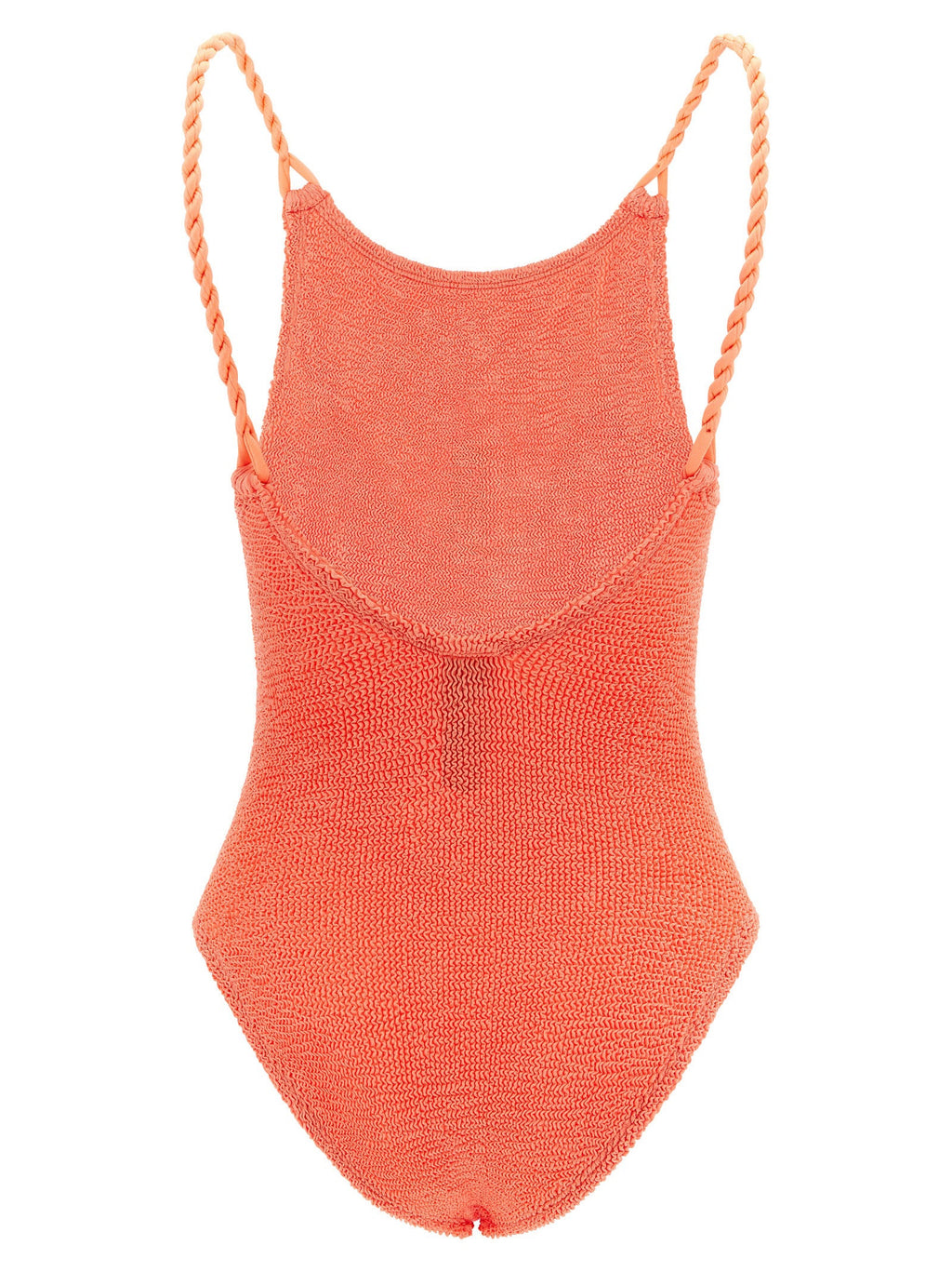 Hunza G Orange Polyamide One-Piece Swimsuit