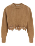 Chloé Beige Wool Cardigan
