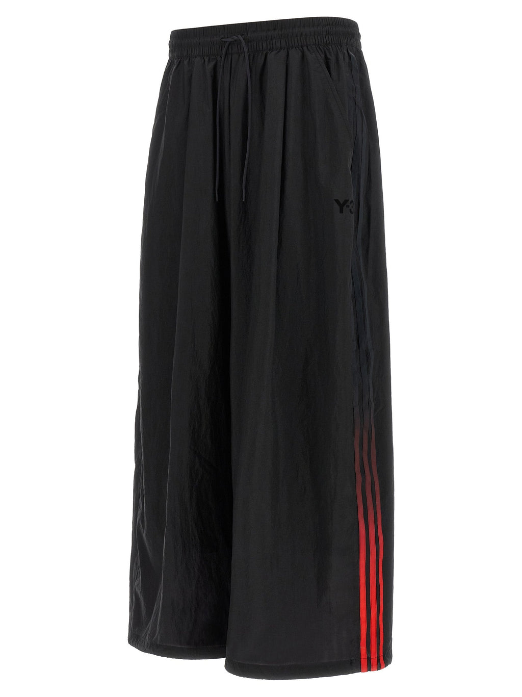 Y-3 Black Polyamide Athletic Pants