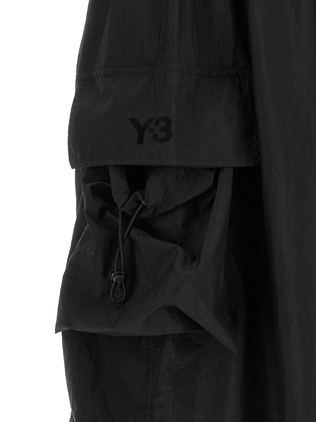 Y-3 Black Polyamide Cargo Pants