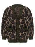R13 Brown Nylon Cardigan