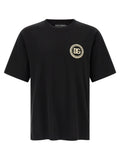 Dolce & Gabbana Black Cotton T-Shirt