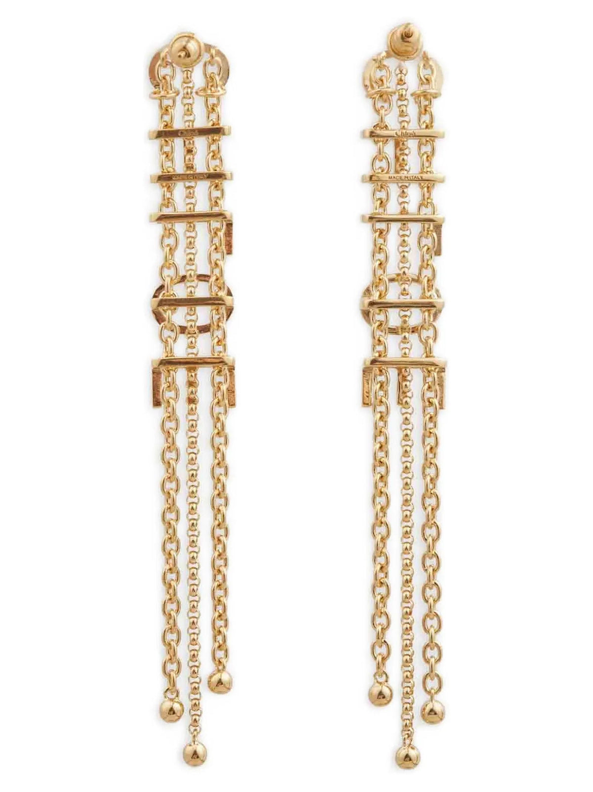 Chloé Gold Brass Earrings