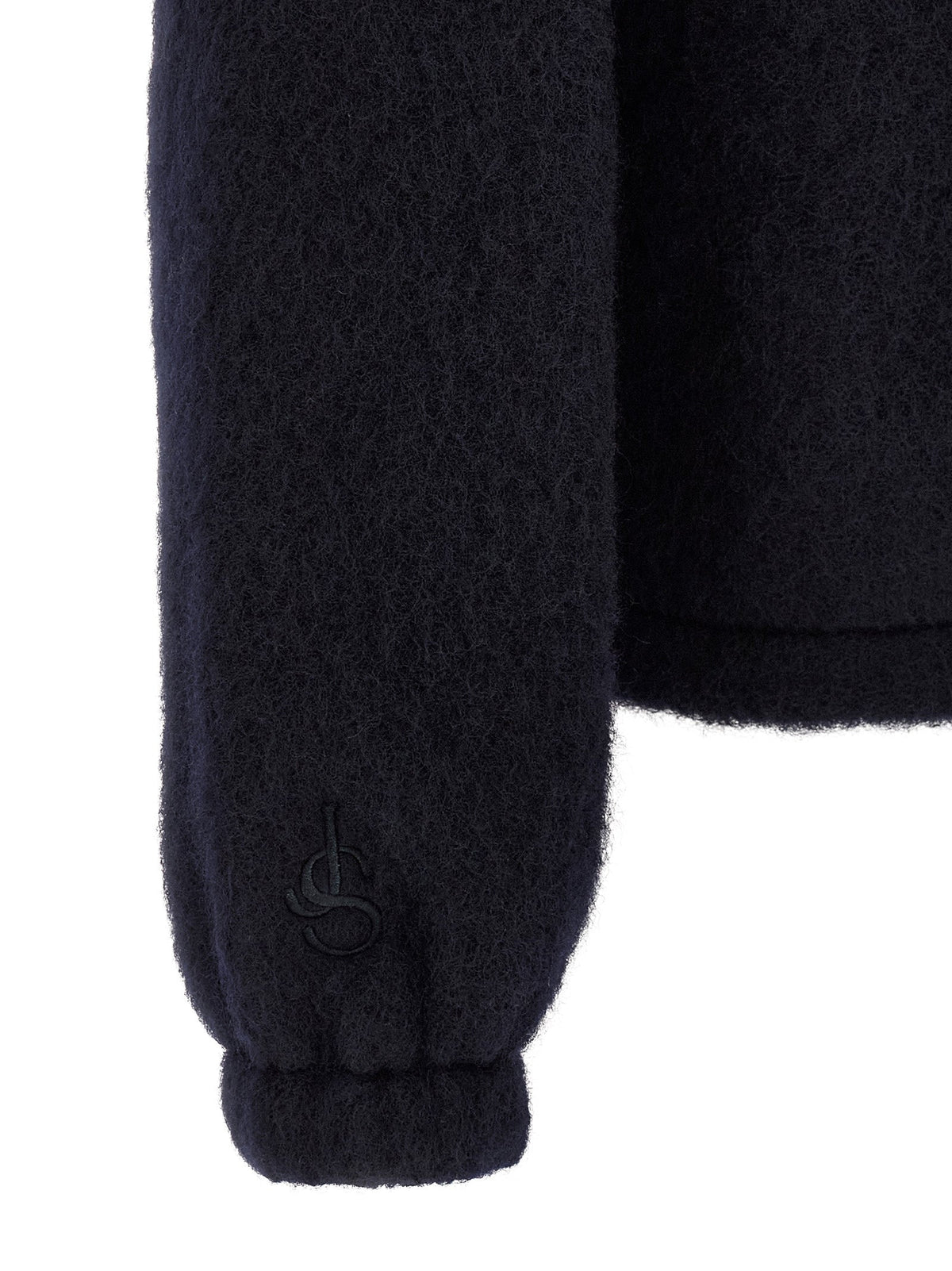 Jil Sander Blue Wool Sweatshirt