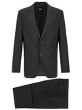 Hugo Boss Gray Virgin Wool Two-Piece Suit