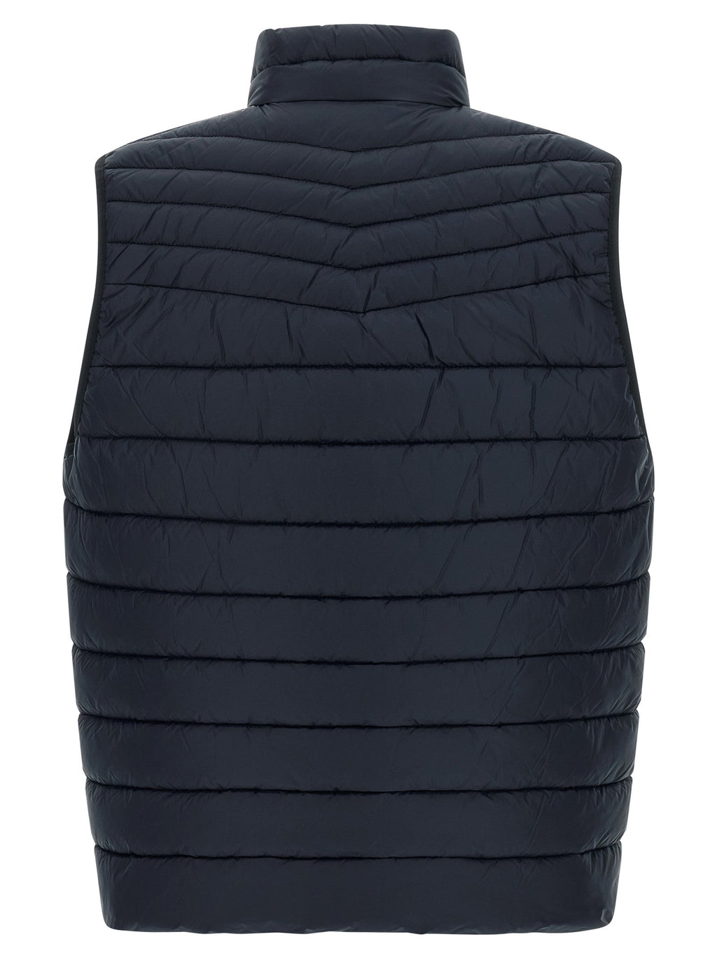 Hugo Boss Blue Recycled Polyamide Sleeveless Jacket