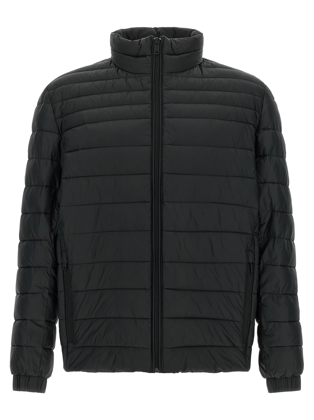 Hugo Boss Black Recycled Polyamide Full-Length Jacket