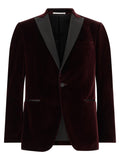 Pal Zileri Bordeaux Cotton Blazer
