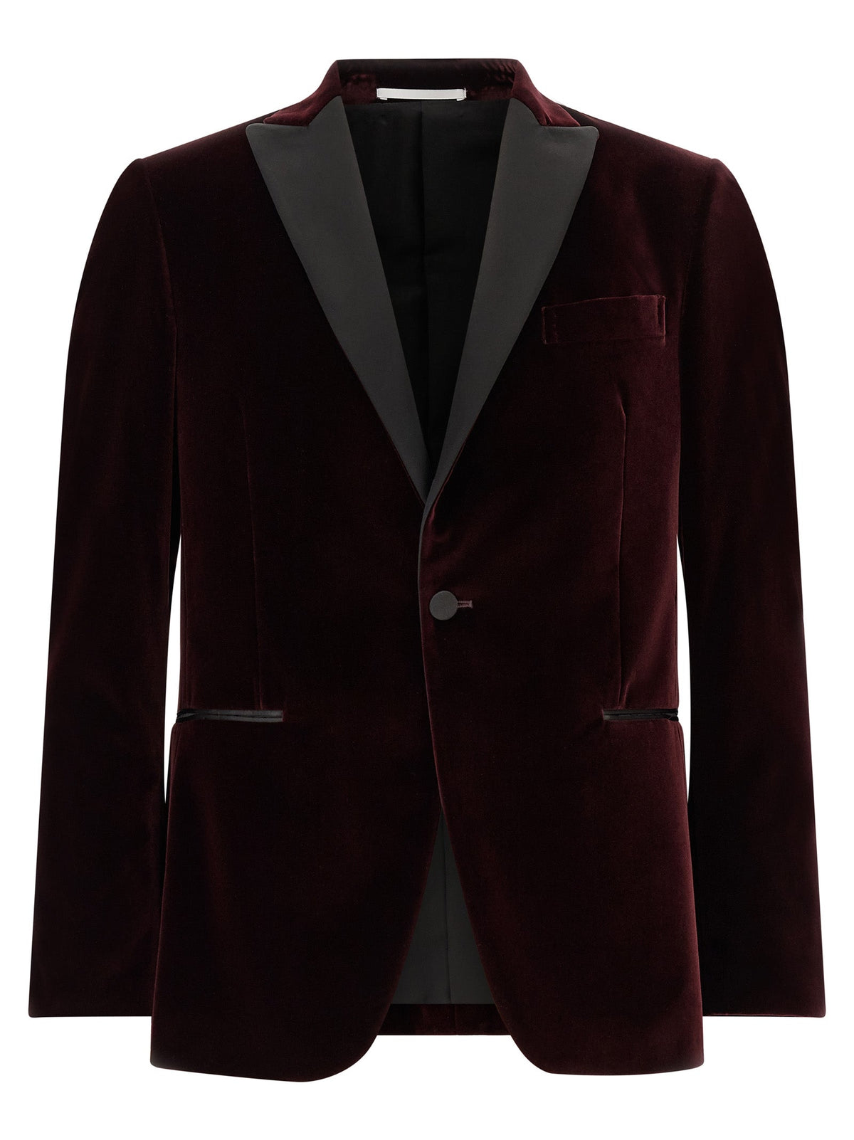 Pal Zileri Bordeaux Cotton Blazer