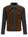 Marni Multicolor Calfskin Leather Jacket