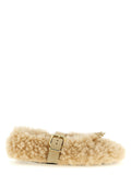 Marni Beige Lambskin Ballet Flats