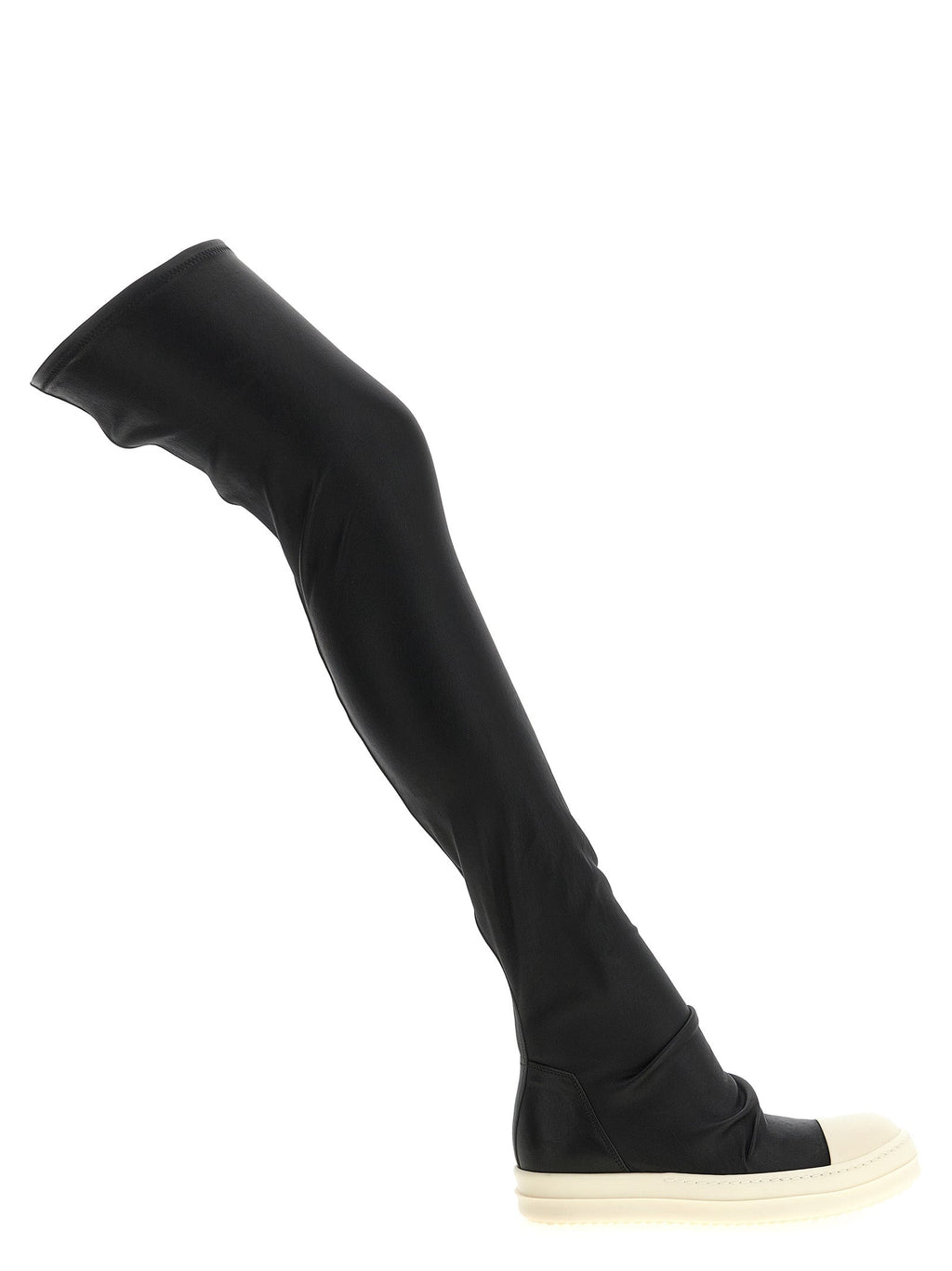 Rick Owens Black Lamb Leather Over The Knee