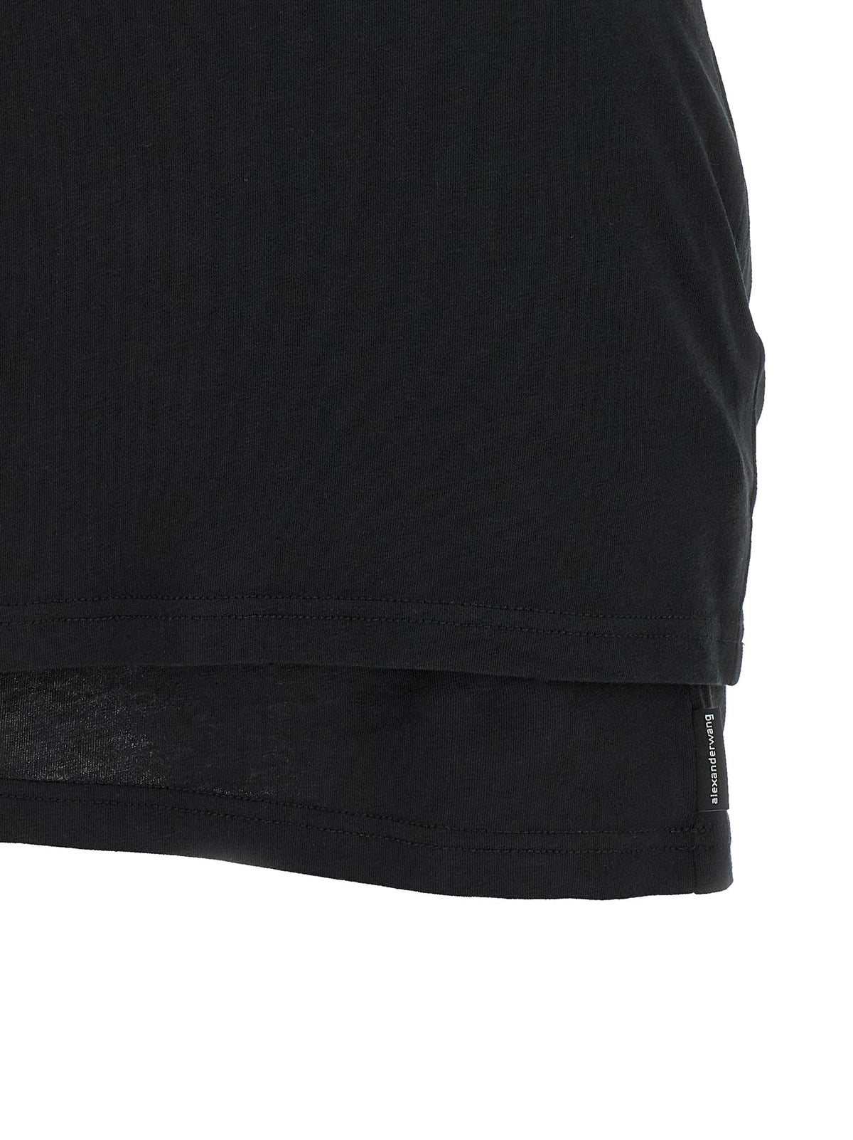 Alexander Wang Black Cotton Short Dress