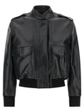 Tom Ford Black Lamb Leather Leather Jacket