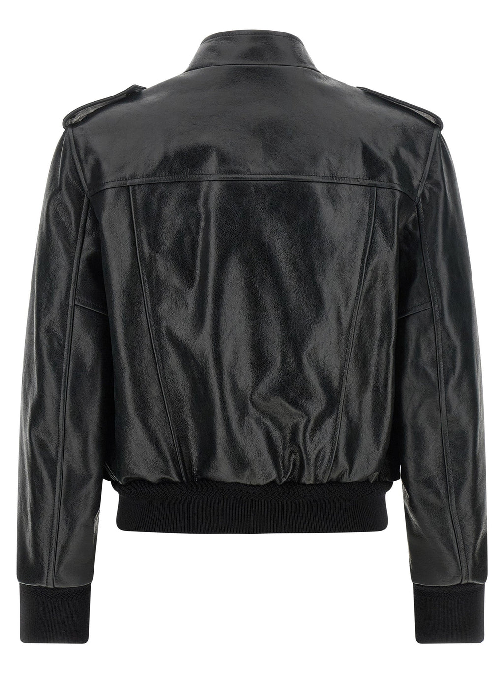 Tom Ford Black Lamb Leather Leather Jacket