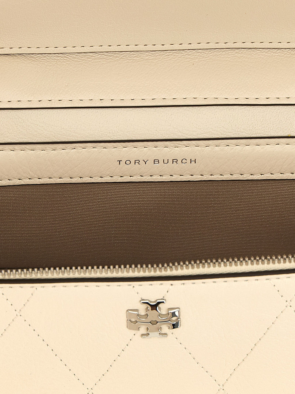 Tory Burch White Cowhide Crossbody Bag