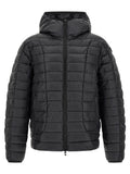 Diesel Black Polyester Full-Length Jacket