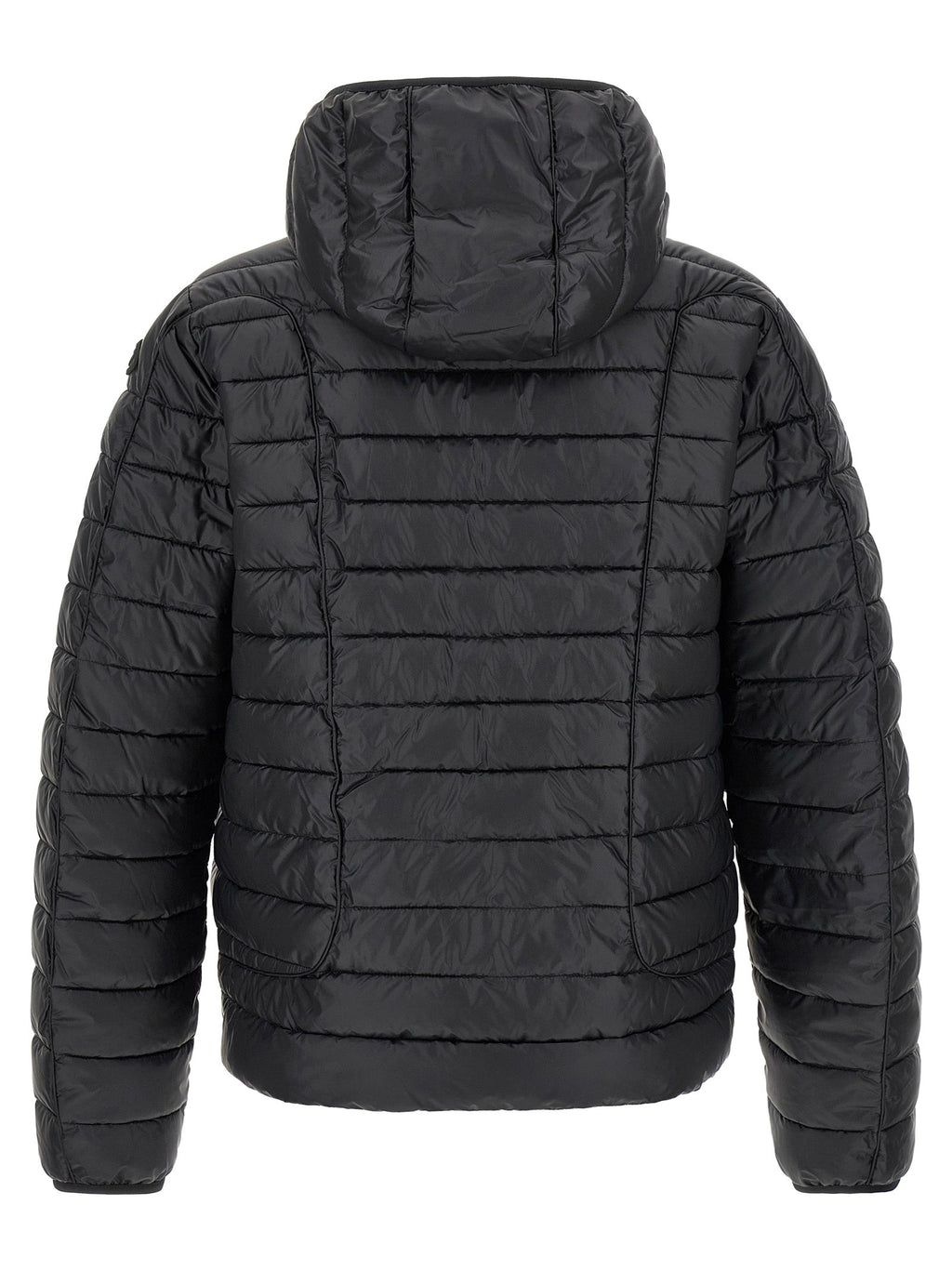 Diesel Black Polyester Full-Length Jacket