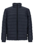 Hugo Boss Blue Polyamide Full-Length Jacket