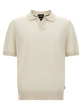 Hugo Boss White Virgin Wool Polo Shirt
