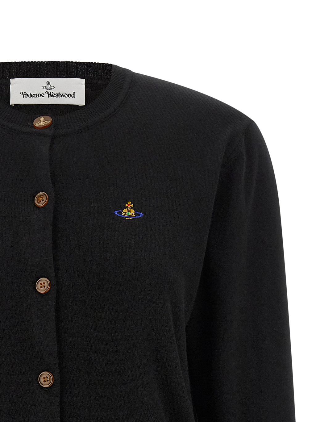 Vivienne Westwood Black Cotton Cardigan