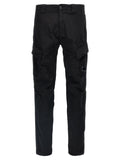 C.P. Company Black Cotton Cargo Pants