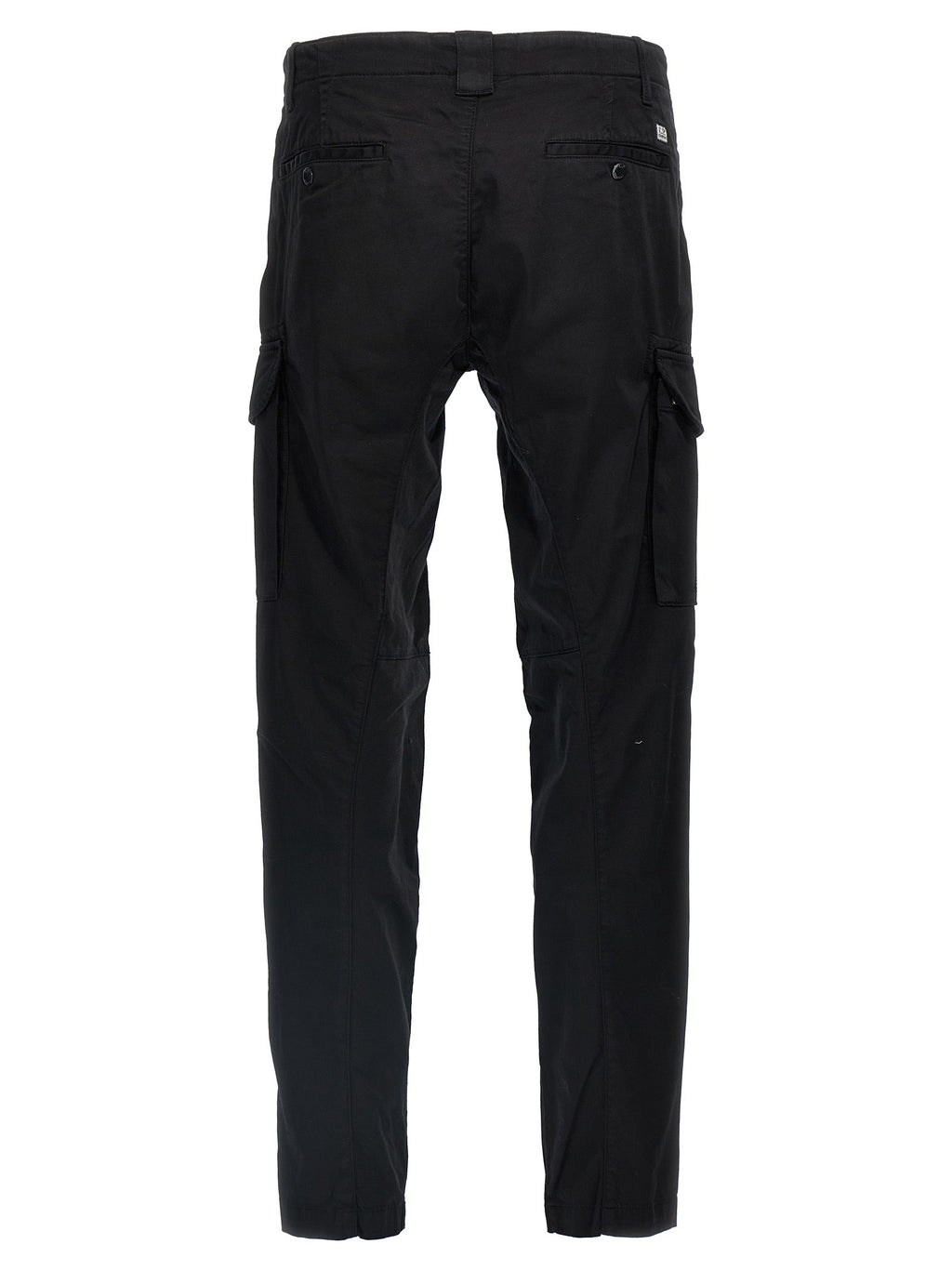 C.P. Company Black Cotton Cargo Pants