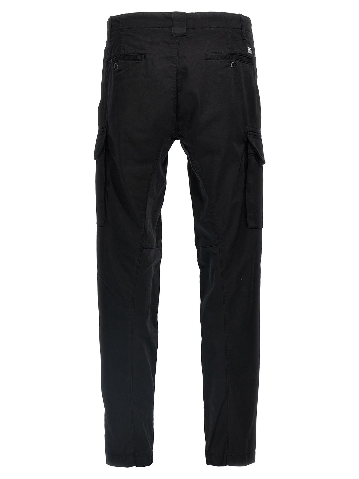 C.P. Company Black Cotton Cargo Pants