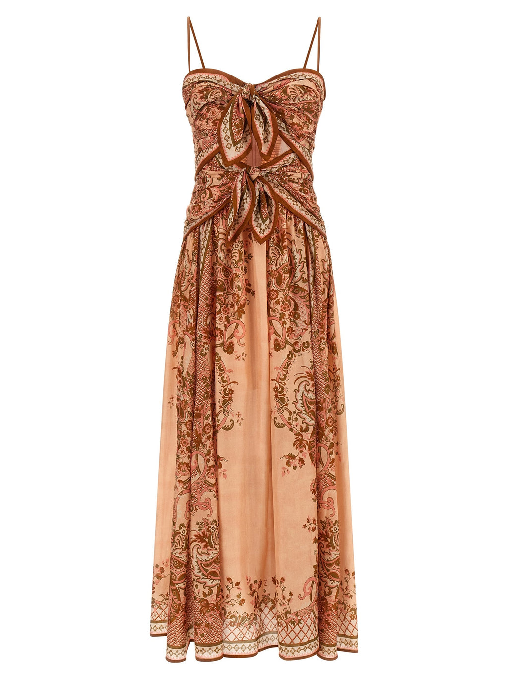 Zimmermann Multicolor Silk Midi Dress