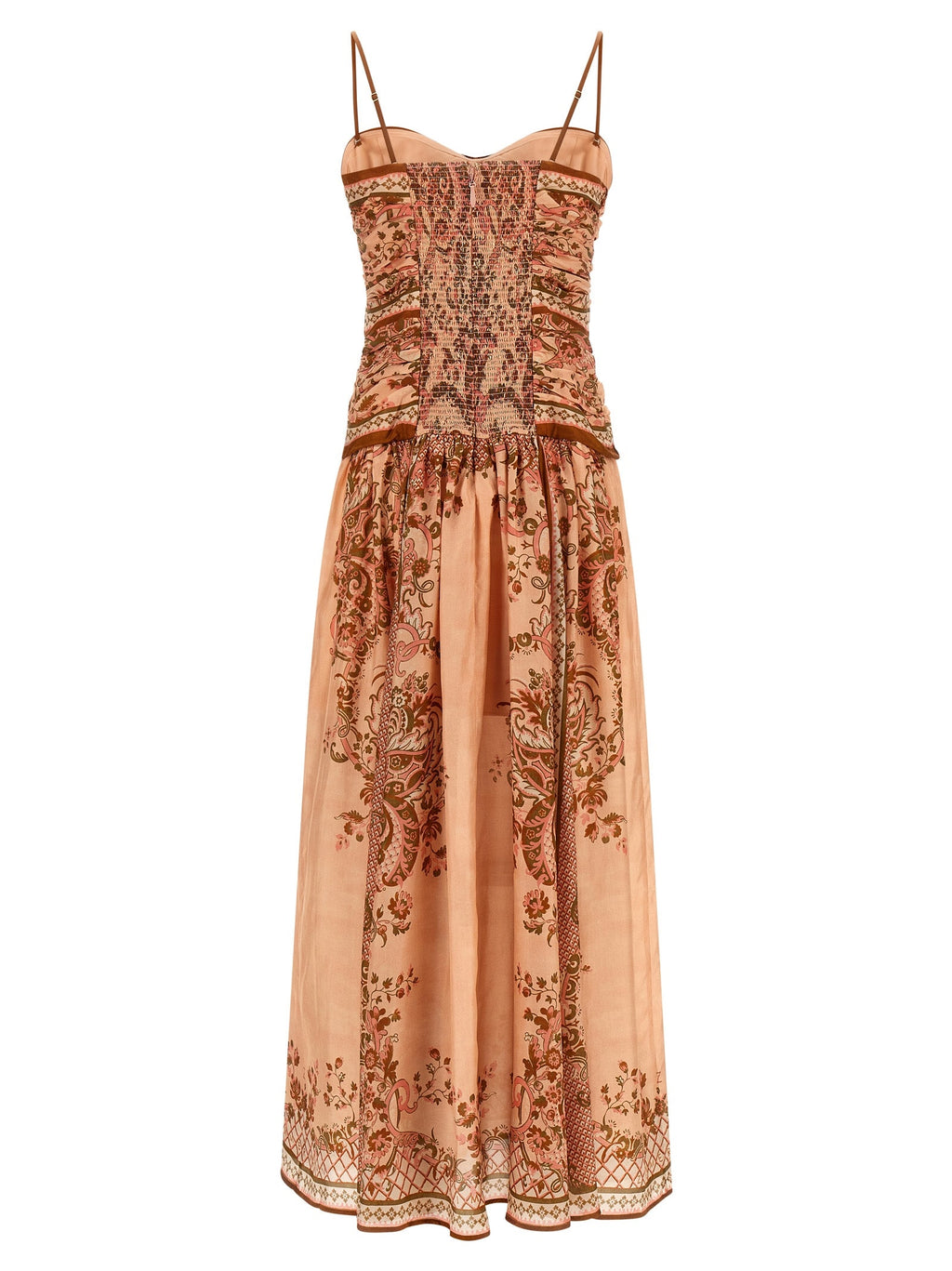 Zimmermann Multicolor Silk Midi Dress