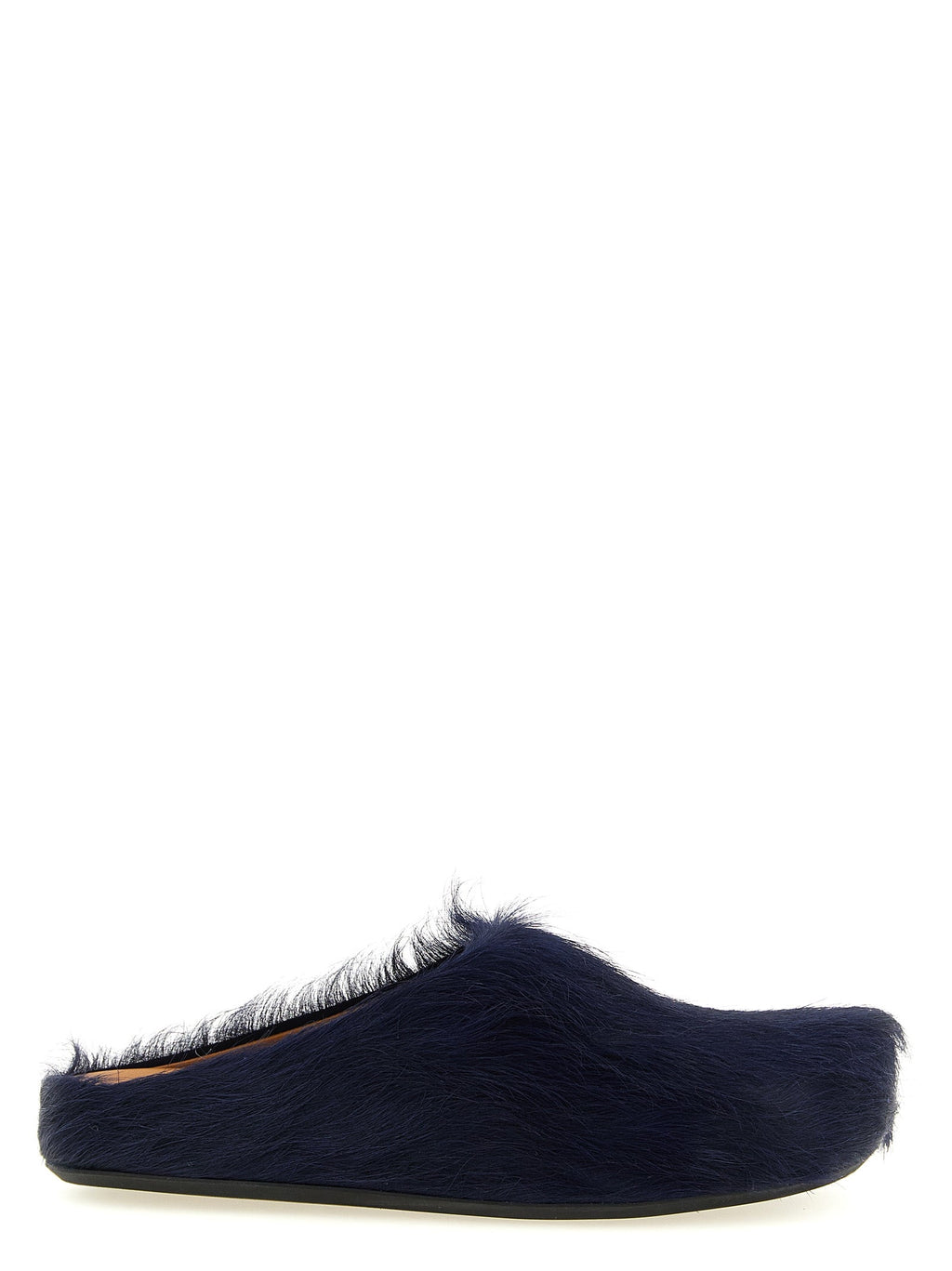 Marni Blue Calfskin Mules